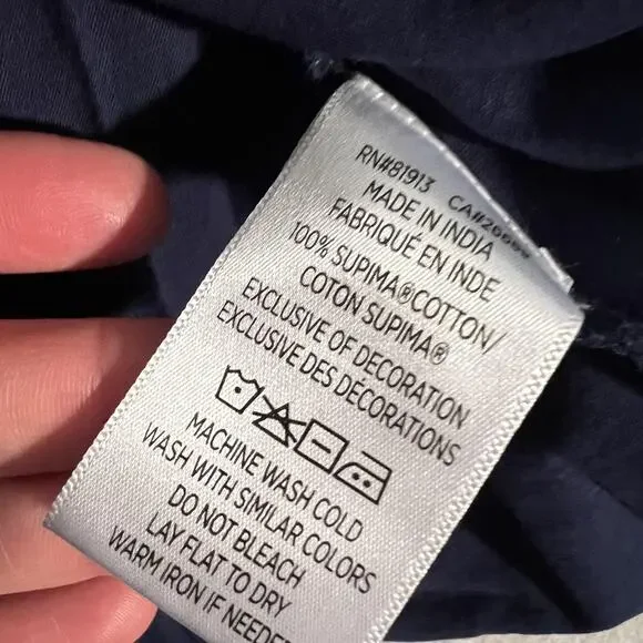 Robert Graham Polo Shirt Mens XL Navy Classic Fit Supima Cotton Camo Trim Skull - Picture 5 of 7